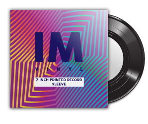 7-inch printed record sleeves
