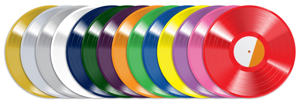 coloured vinyl records