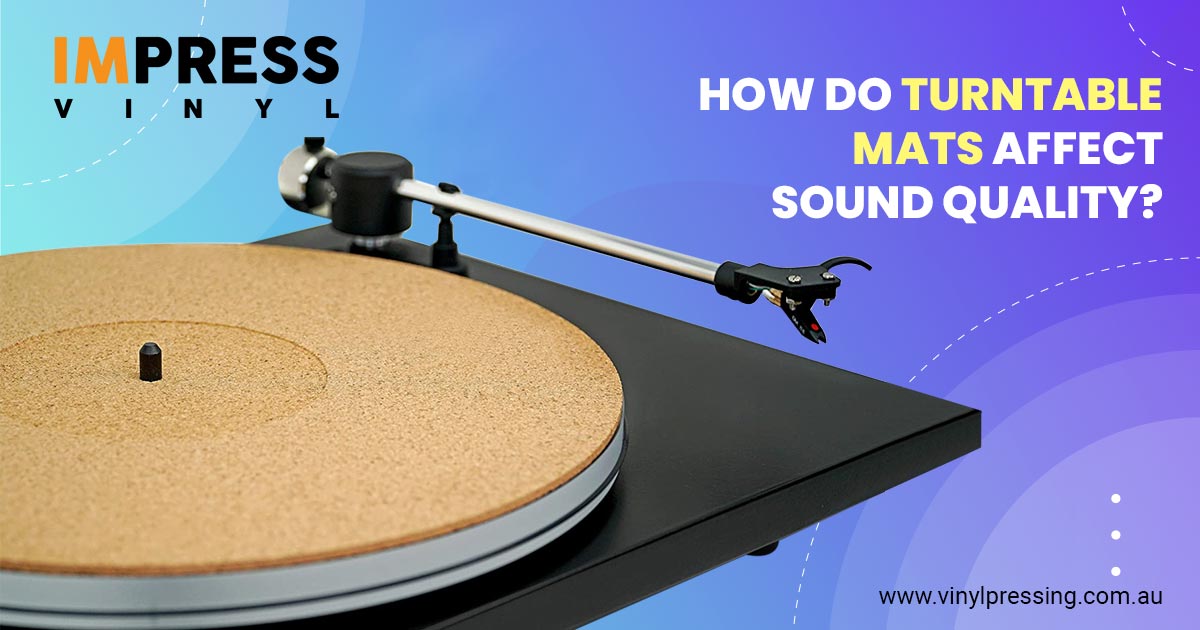 Impact of turntable mats on sound quality