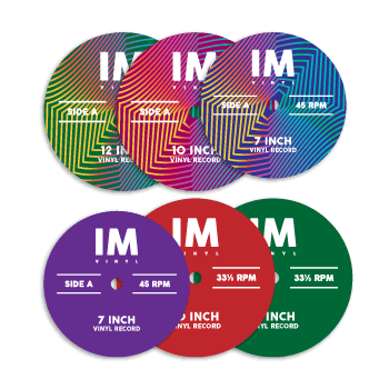 print vinyl record labels