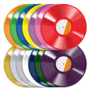 colored vinyl record
