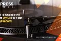 Choose the Right Stylus For Your Vinyl Record